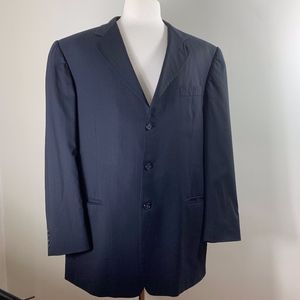 100% Wool Hickey-Freeman Modern Pinstripe Blazer